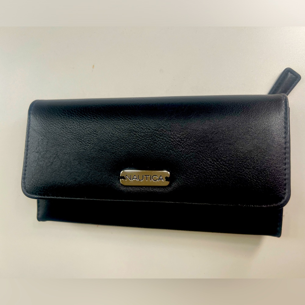 Medium black Náutica wallet
